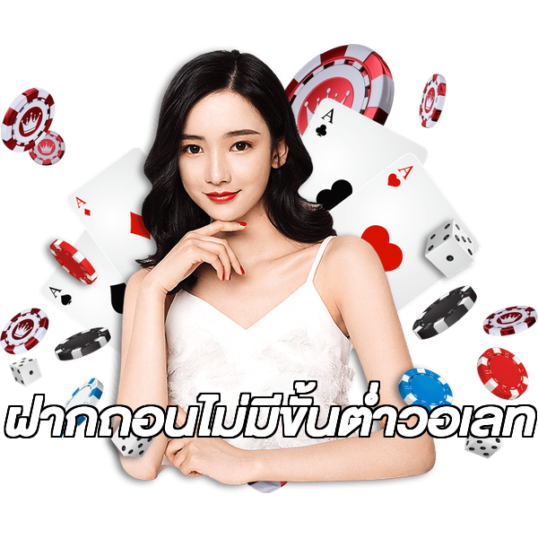 ฝากถอนไม่มีขั้นต่ําวอเลท